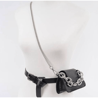 Belt with Mini Chain Bag - Ebove Clothing