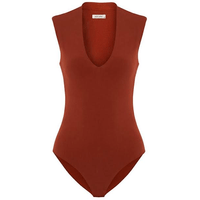 Bodysuit With Shoulder Pads - Ebove Clothing