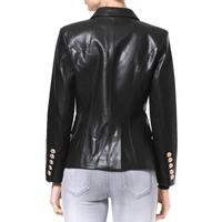 Leather Blazer - Ebove Clothing