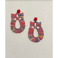 Major Raffia Earrings - Ebove Clothing