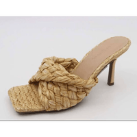 Raffia Slide - Ebove Clothing