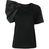 Statement Making Knit Tee with Pleated Shoulder - Ebove Clothing