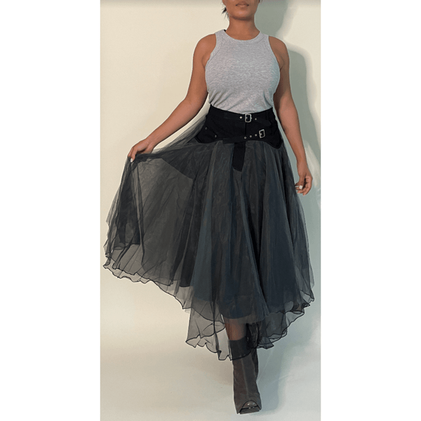 Tulle - Denim Skirt - Ebove Clothing